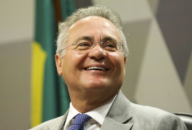 Em pesquisa com senadores, Renan Calheiros aparece como forte candidato à presidência da casa