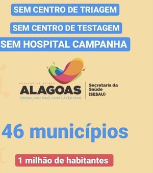 Vice-governador, Luciano Barbora anuncia hospital de campanha e centro de triagem em Arapiraca 