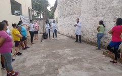 Usuárias do Cras Pitanguinha e moradoras da região participaram da ação