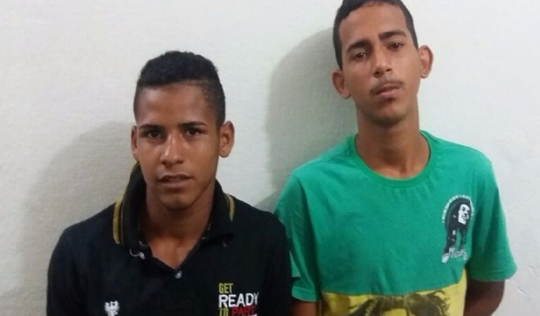 Polícia Civil prende em Flexeiras jovens por tráfico de drogas