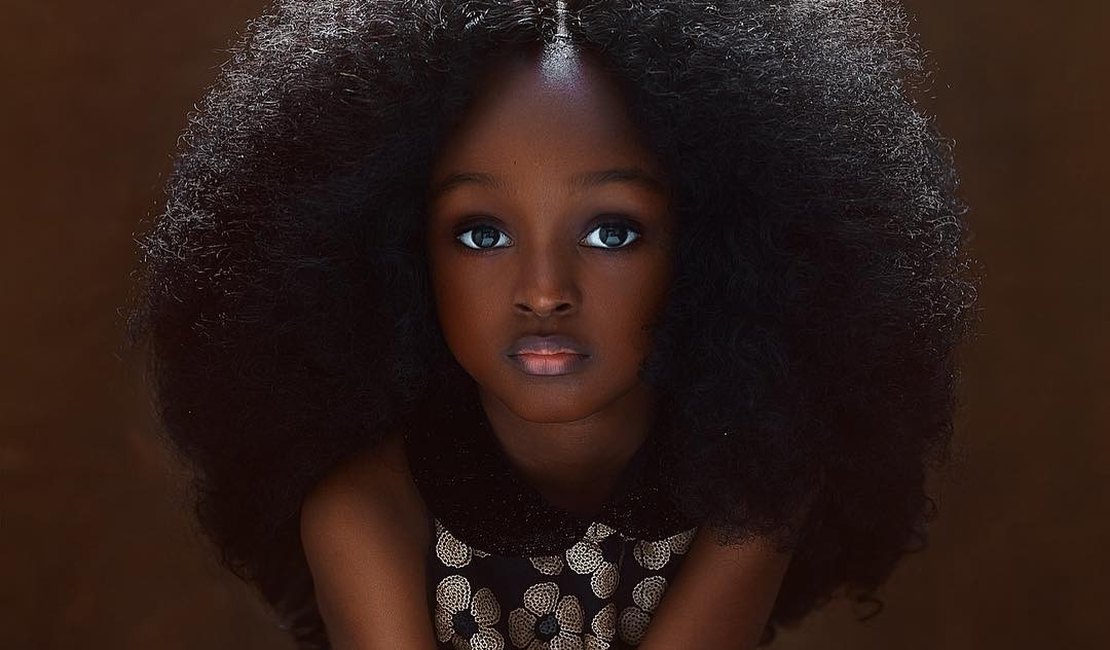 Menina de 5 anos da Nigéria é considerada a 'garota mais bonita do mundo'