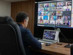País não pode enfrentar a pandemia sozinho, diz Renan Filho em reunião de governadores com a ONU