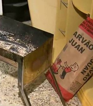 Família achada morta teria usado churrasqueira para se aquecer
