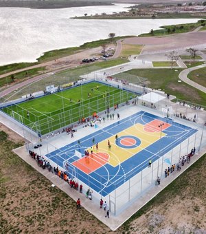 Lago da Perucaba recebe projeto de requalificação e ganha quatro modernas quadras poliesportivas