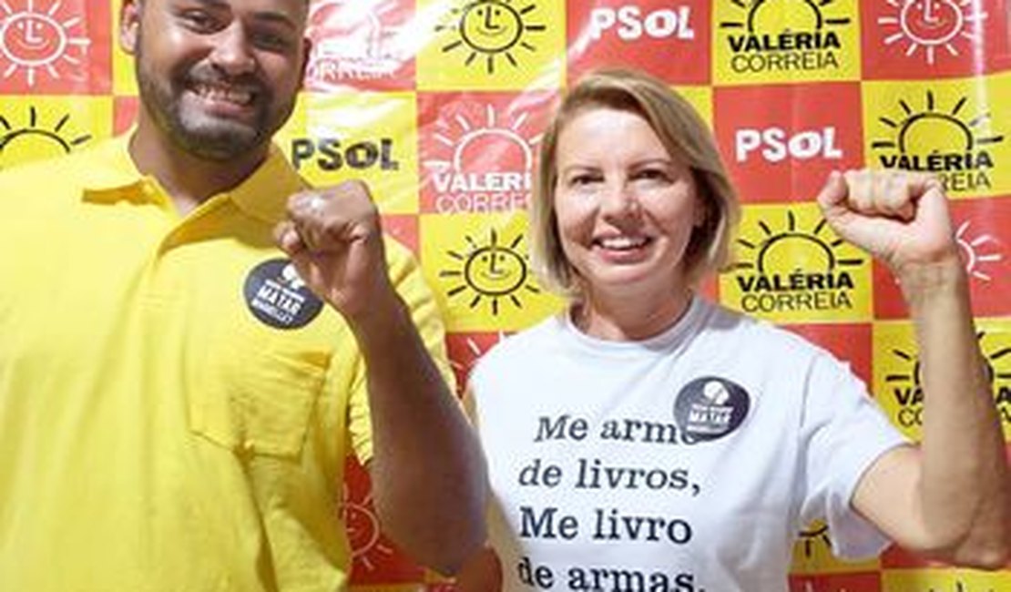 Psol anuncia vice de Valéria Correia na disputa pela prefeitura de Maceió