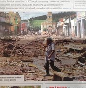 Jornal publica imagem de AL para destacar enchentes no ES
