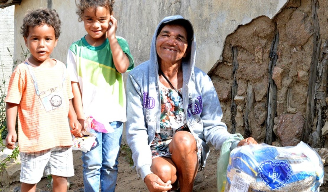 LBV assiste neste Natal famílias pobres de Alagoas