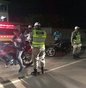 BPRv realiza operação na Zona urbana de Major Izidoro e flagra 15 condutores inabilitados