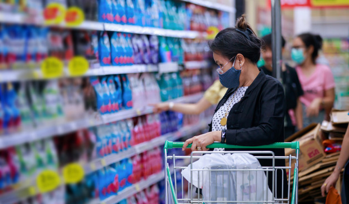 Consumo nos supermercados cai pelo segundo mês consecutivo; AL é exceção