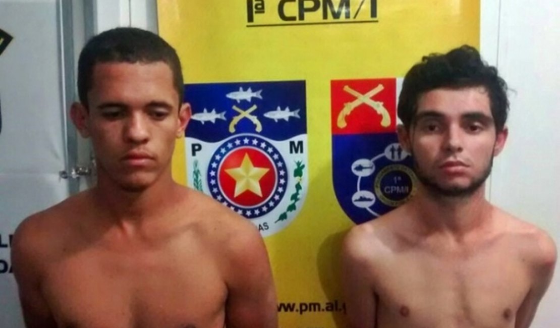 Suspeitos de assaltos são presos após perseguição policial em São Miguel dos Campos