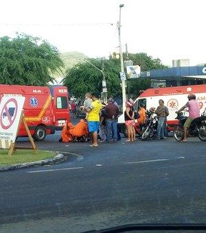 Colisão entre carro e moto deixa um motociclista ferido no Sertão 