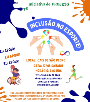 Crianças e jovens autistas de Arapiraca participam de Dia de Esportes e Lazer na Barra de São Miguel