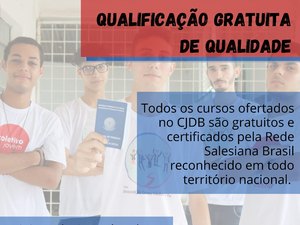Centro Juvenil Dom Bosco abre vagas para curso profissionalizante em Matriz de Camaragibe