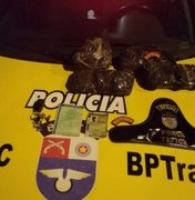 Suspeitos de tráfico são presos em abordagem na parte alta de Maceió