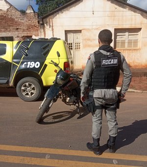 Polícia recupera moto roubada na zona rural de Arapiraca