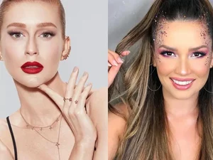 Marina Ruy Barbosa sobre ser maquiada por Juliette: 'Já combinei com o adm'
