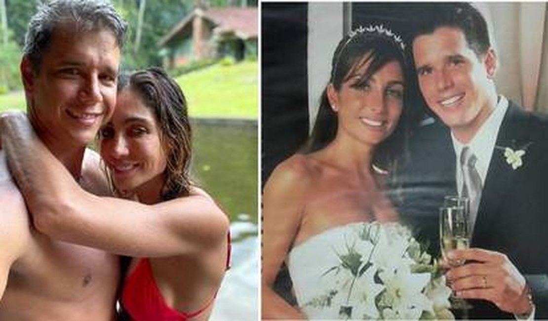 Marcio Garcia celebra 18 anos de casamento: 'O amor vence tudo'