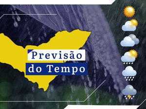 Inmet: Alerta amarelo de chuva para Maceió e litoral norte
