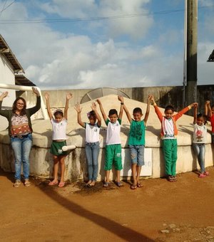 Projeto “Cisternas na escola” transforma o cenário de unidades localizadas na zona rural de Arapiraca