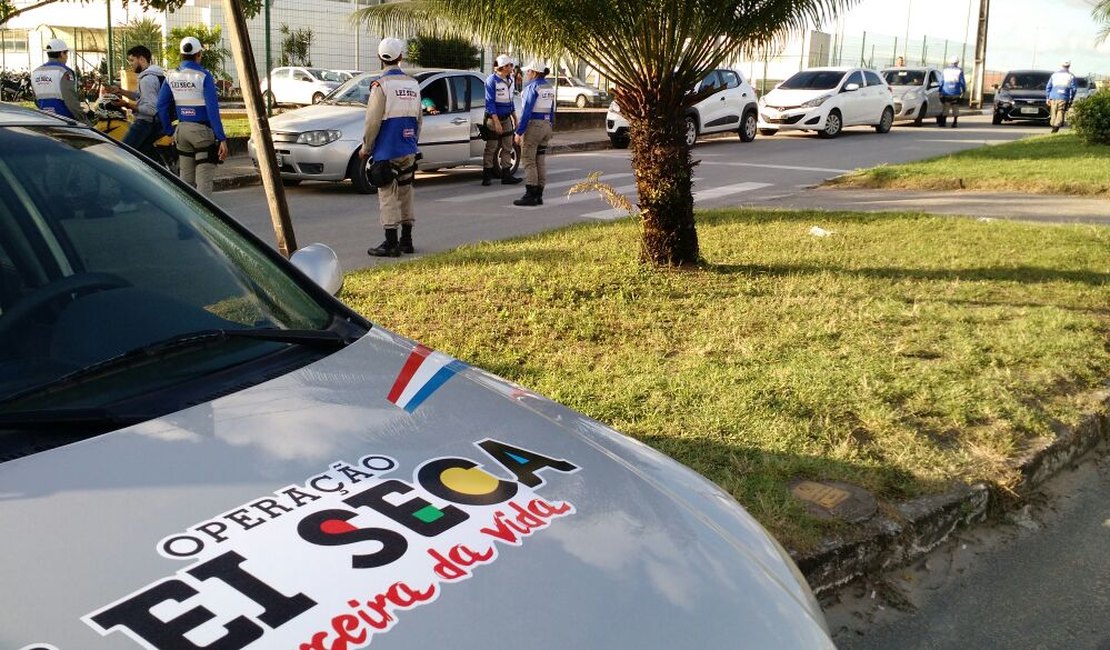 Detran/AL realiza mais uma operação Lei Seca e flagra condutores inabilitados