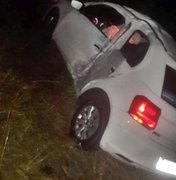 Colisão entre carro e moto deixa dois mortos na AL-105, em Boca da Mata