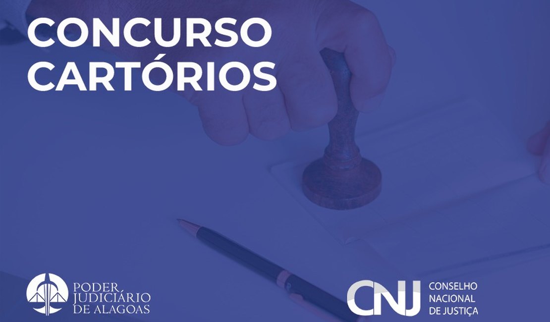 CNJ divulga gabaritos e questões do concurso dos cartórios de Alagoas