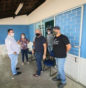 Luciano Barbosa visita obras de recuperação do CEMFRA