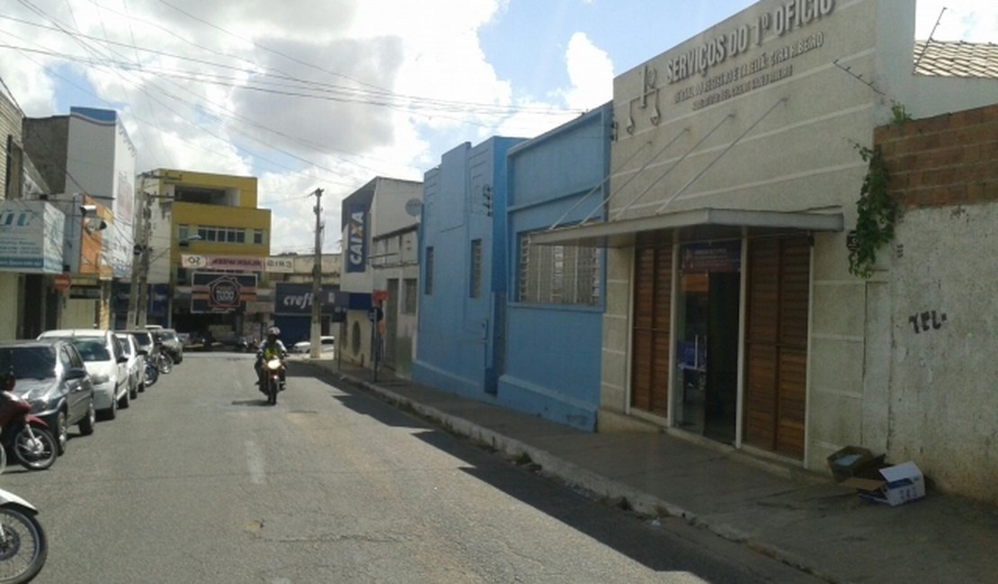 Criminosos tentam roubar cartório em Arapiraca