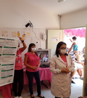 Maceió Rosa: Unidade de Saúde Robson Cavalcante realiza ação para usuárias