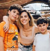 Na Disney, Wanessa Camargo curte Hollywood Studios com filhos