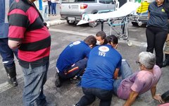 Acidente ocorreu no Centro de Arapiraca 