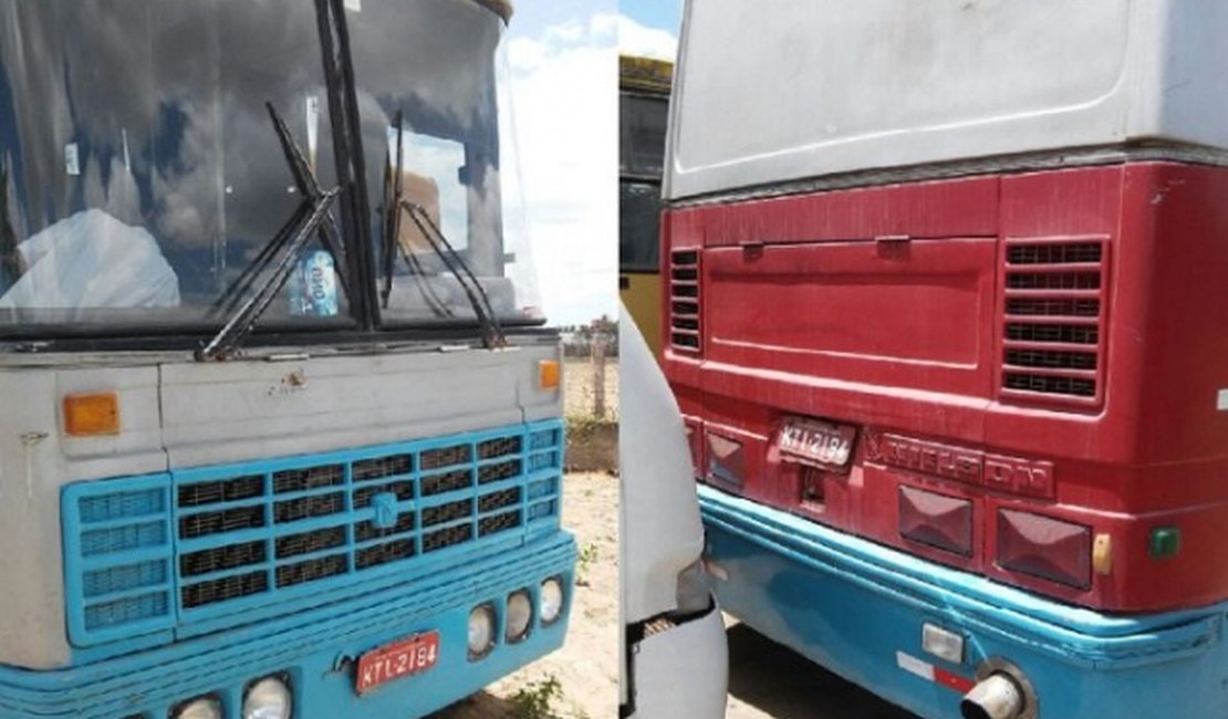 Polícia Civil recupera ônibus furtado que seria levado para desmanche no Agreste