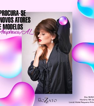 Agência de modelos e atores anuncia seleção em Arapiraca