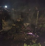 Incêndio destrói barracas de assentamento rural em União dos Palmares