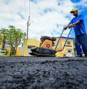 Prefeitura já utilizou 6,6 mil toneladas de asfalto na recuperação de vias