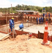 Mais Água: Obras da estação de tratamento em Japaratinga avançam