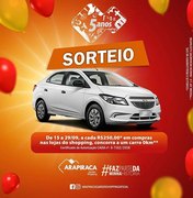 Shopping de Arapiraca sorteia carro em promoção de aniversário 