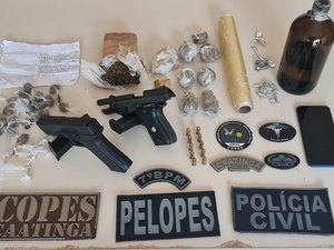 Polícia Militar apreende 146 armas de fogo e cerca de 75 quilos de drogas em novembro