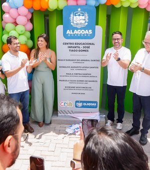 Creche Cria e Ginásio Poliesportivo são inaugurados em Novo Lino