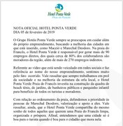 Hotel em Marechal Deodoro responde sobre o ocorrido entre ambulantes e segurança