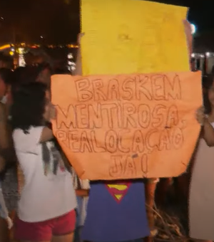 Protesto: Moradores do Bom Parto reivindicam relocação à Braskem