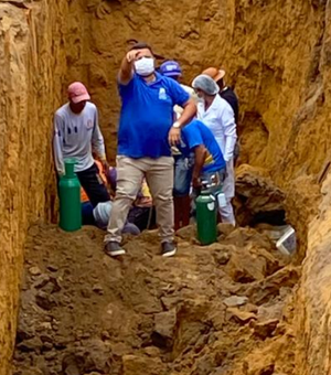 Trabalhador morre após ser soterrado em obra de drenagem no município de Teotonio Vilela