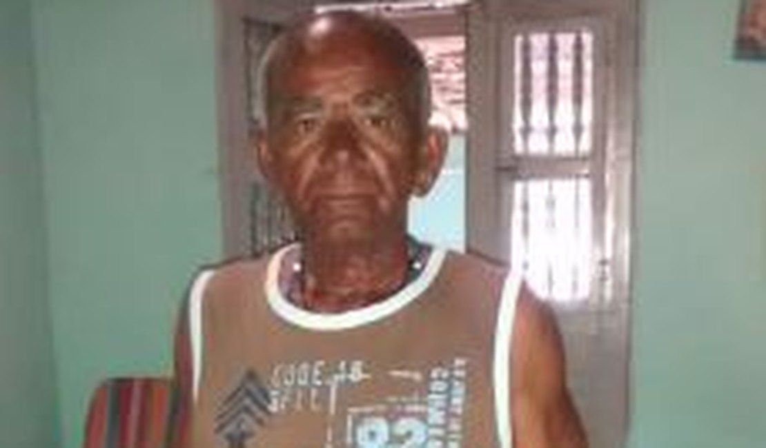 Idoso foge de hospital em Arapiraca e família pede ajuda para encontrá-lo