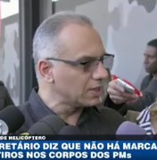 Laudos indicam que helicóptero da PM não foi atingido por tiros, diz secretário