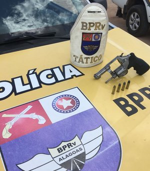 Homem é preso com porte ilegal de arma de fogo em Boca da Mata