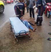 Colisão entre carro e motos deixa três feridos em Arapiraca