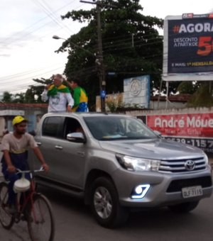  [Vídeo] Empresários fazem buzinaço pelas ruas de Arapiraca para pressionar o Governo e reabrir lojas 