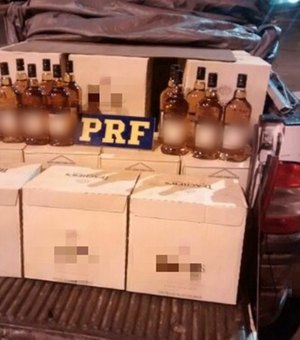 Carga de whisky sem nota que saiu de Arapiraca é apreendida em Pernambuco