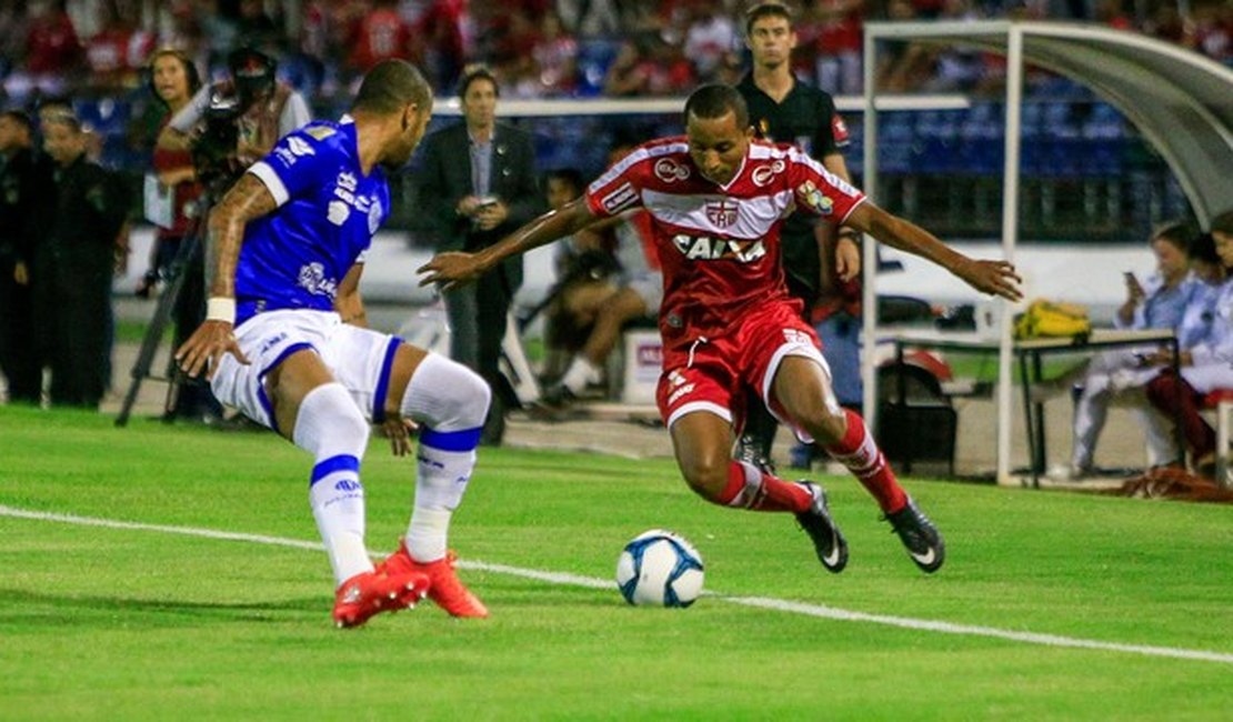 Copa do Nordeste: CRB vence o Confiança e segue na liderança do Grupo A