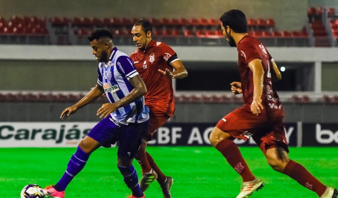 CSA decide no segundo tempo e vence o Sergipe por 2x0